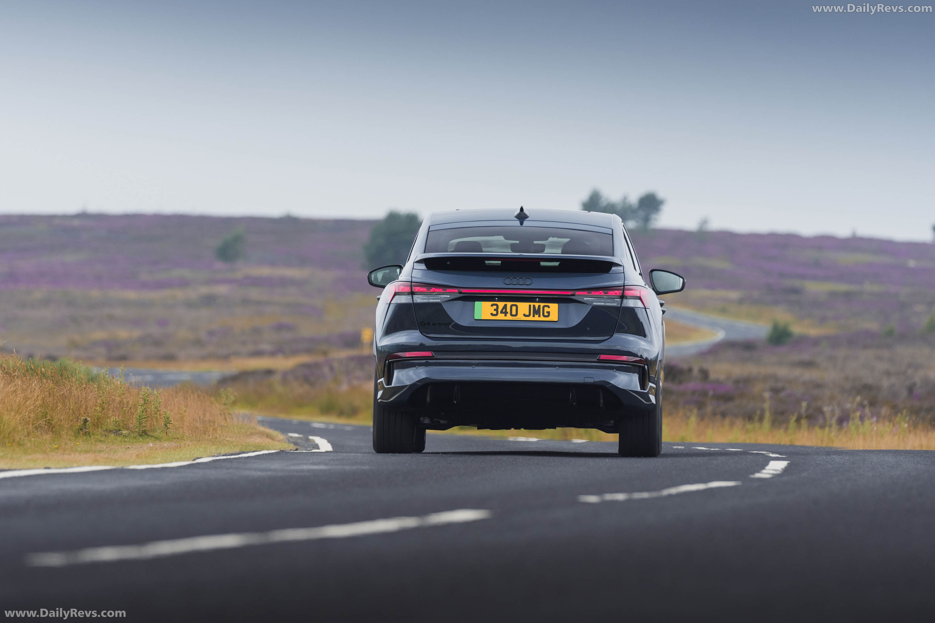 2027 Audi Q4 e-tron Sportback F4 UK Version Rear View