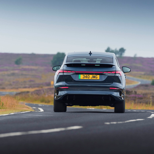 2027 Audi Q4 e-tron Sportback F4 UK Version Rear View