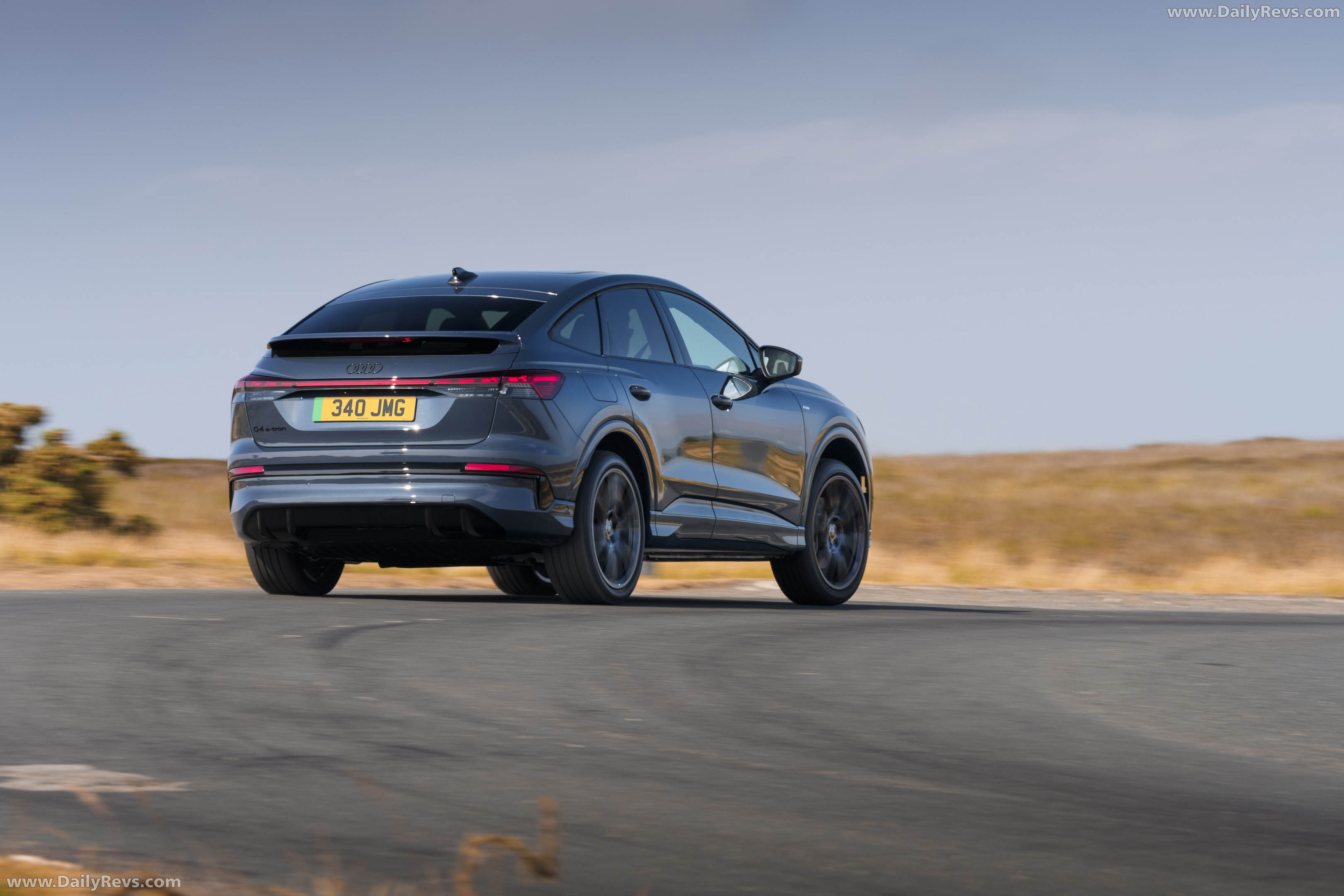 2027 Audi Q4 e-tron Sportback F4 UK Version Rear View
