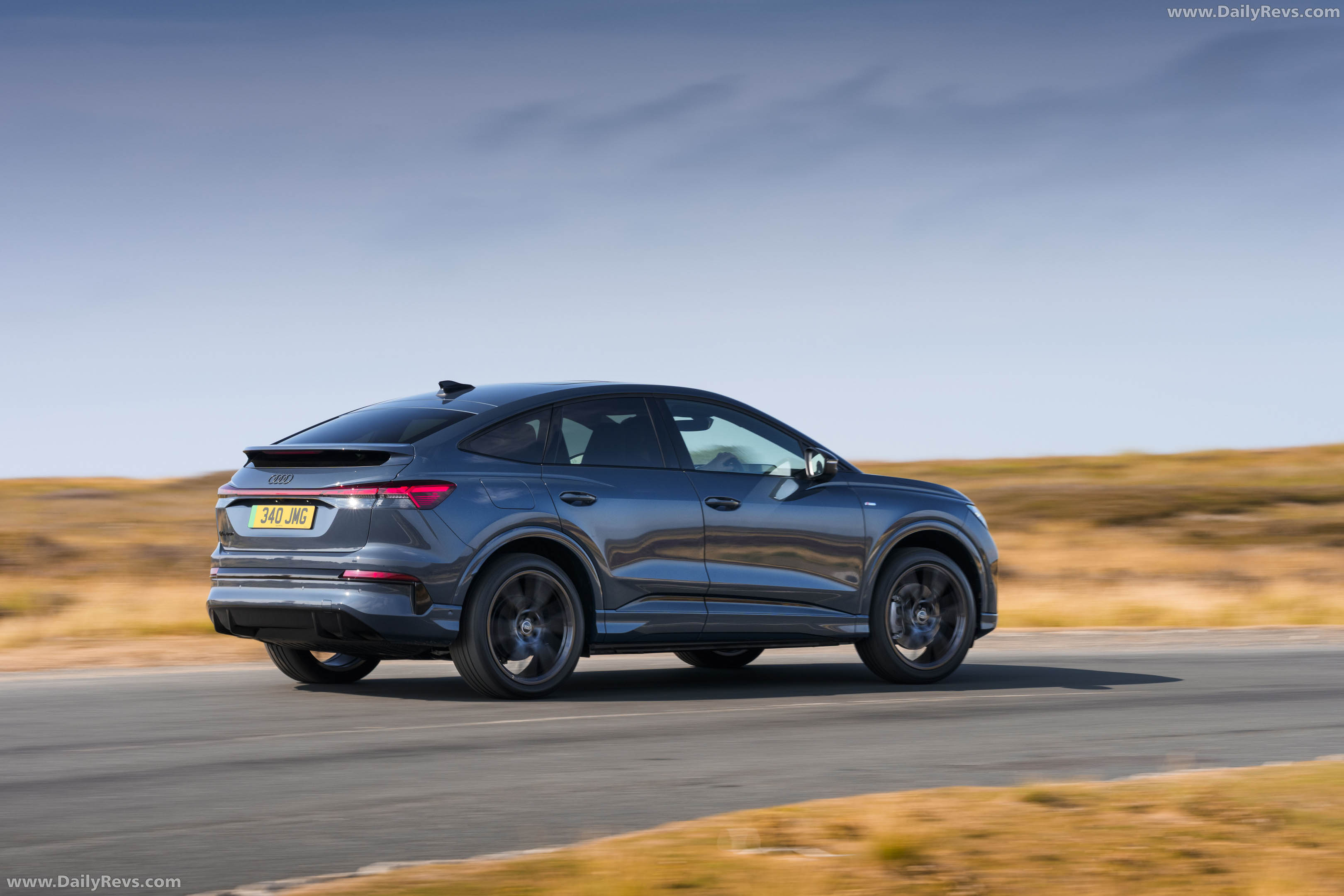 2027 Audi Q4 e-tron Sportback F4 UK Version Rear View
