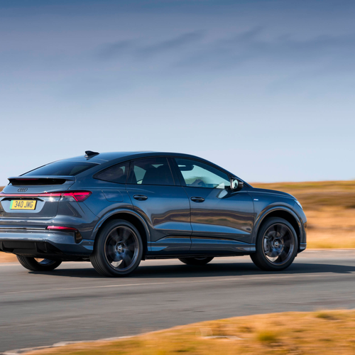 2027 Audi Q4 e-tron Sportback F4 UK Version Rear View