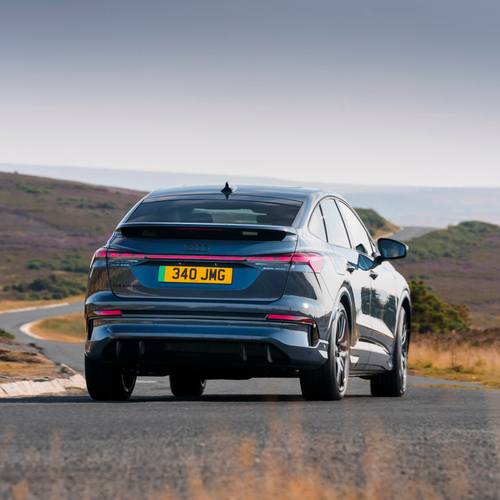 2027 Audi Q4 e-tron Sportback F4 UK Version Rear View
