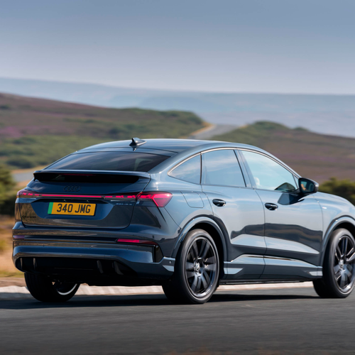 2027 Audi Q4 e-tron Sportback F4 UK Version Rear View
