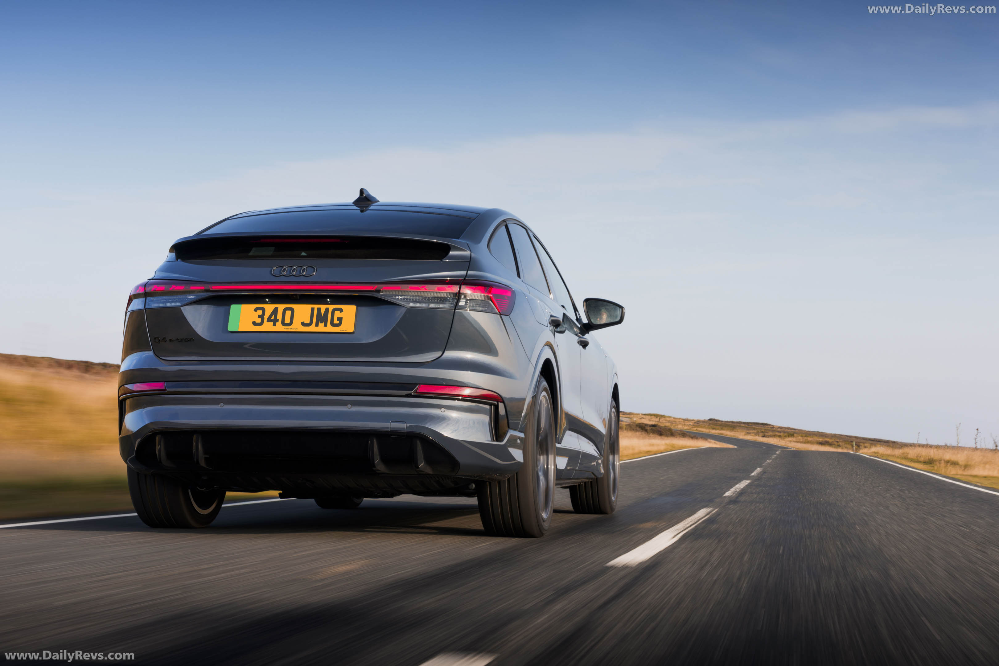 2027 Audi Q4 e-tron Sportback F4 UK Version Rear View