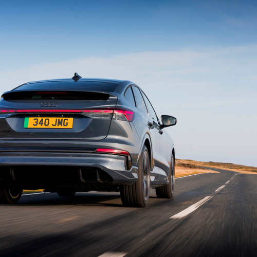2027 Audi Q4 e-tron Sportback F4 UK Version Rear View
