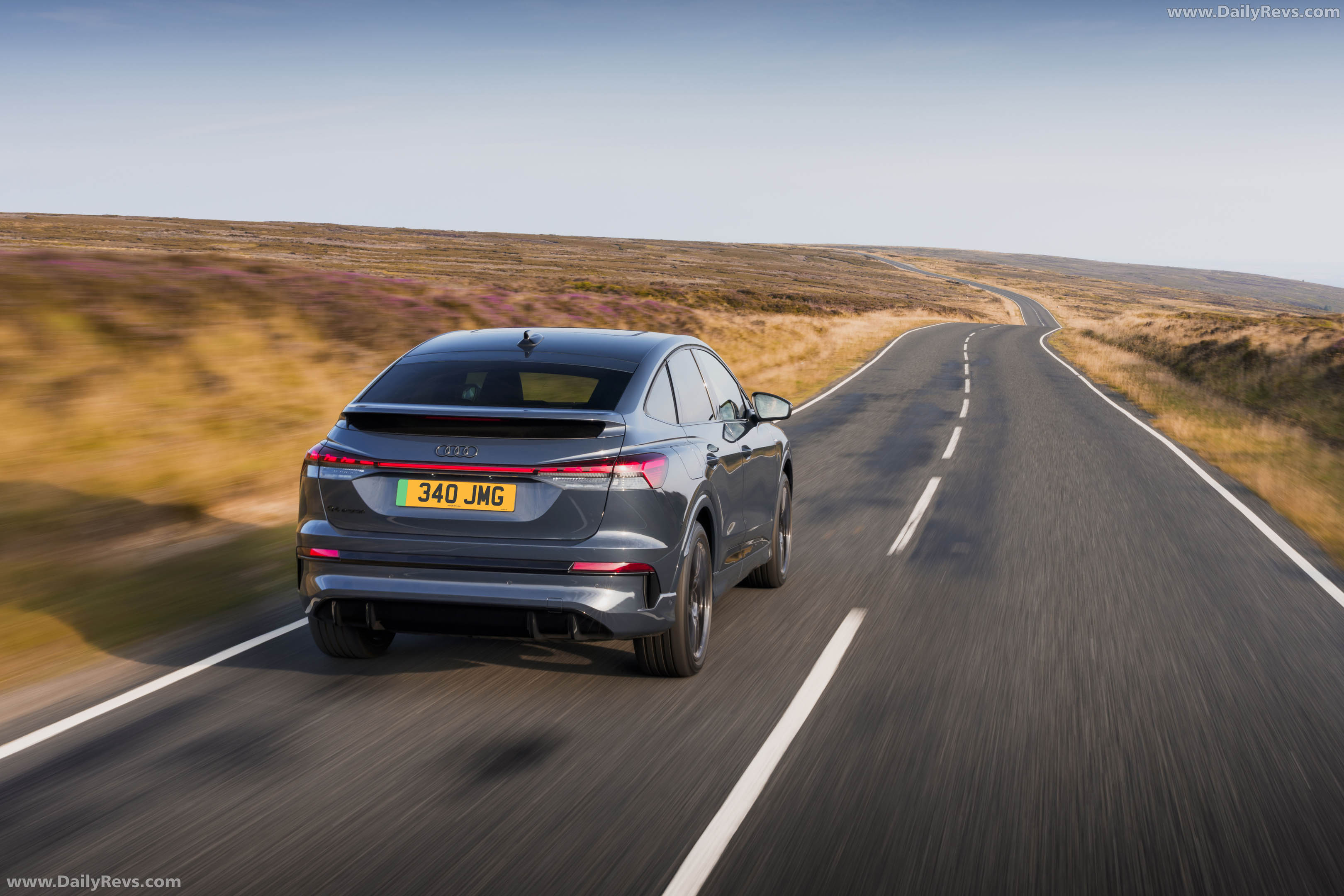 2027 Audi Q4 e-tron Sportback F4 UK Version Rear View
