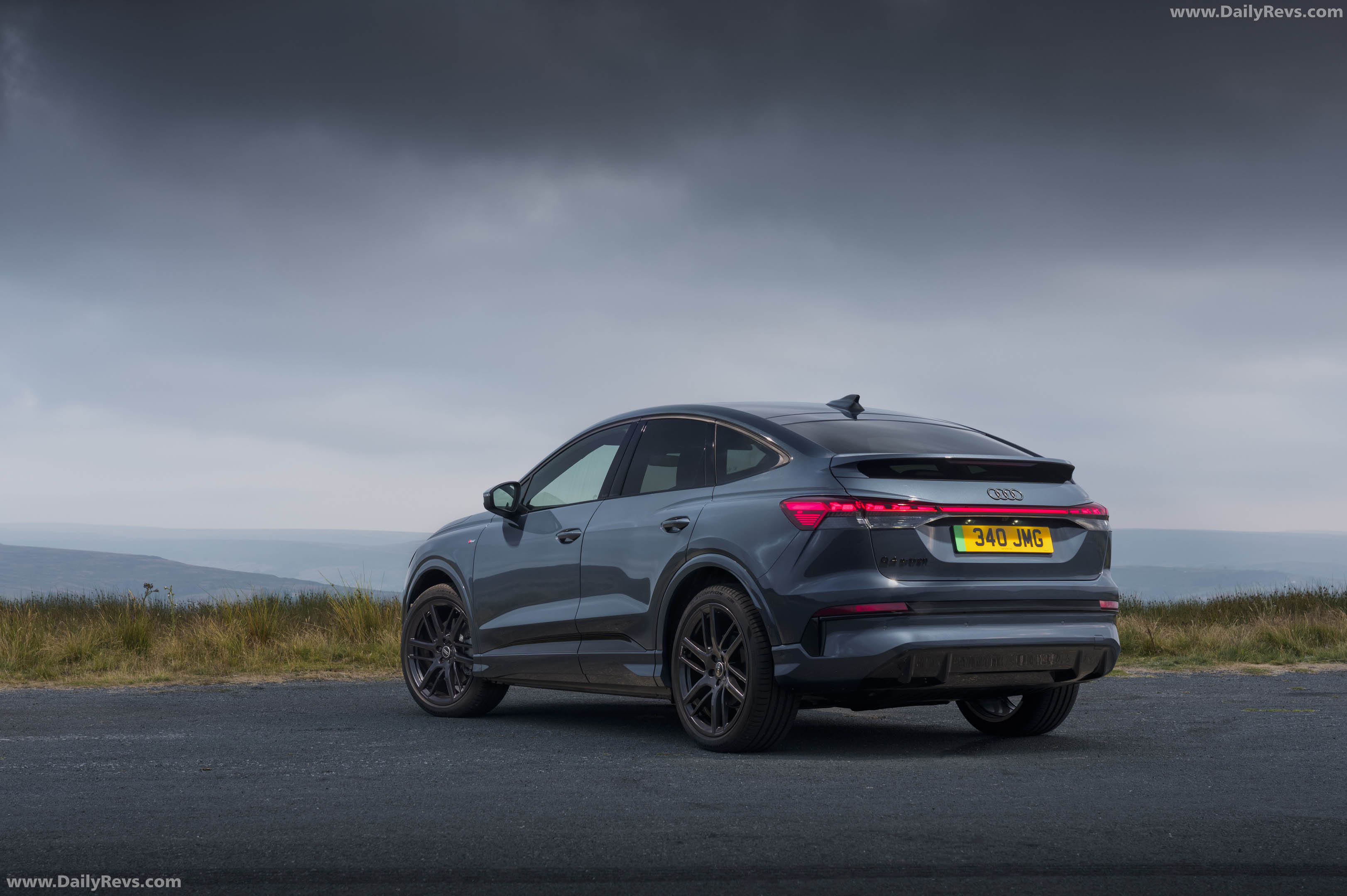 2027 Audi Q4 e-tron Sportback F4 UK Version Rear View