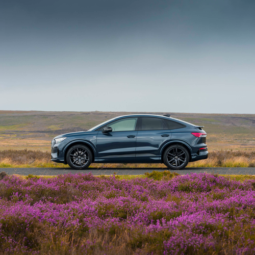 2027 Audi Q4 e-tron Sportback F4 UK Version Side View