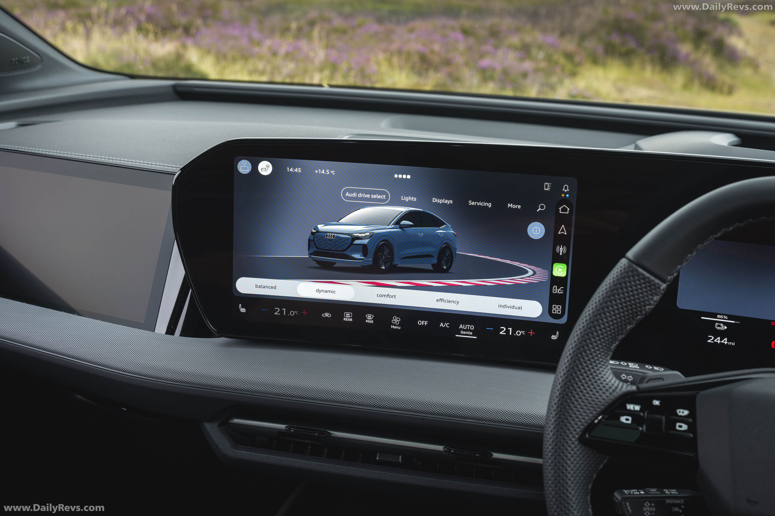 2027 Audi Q4 e-tron Sportback F4 UK Version Interior