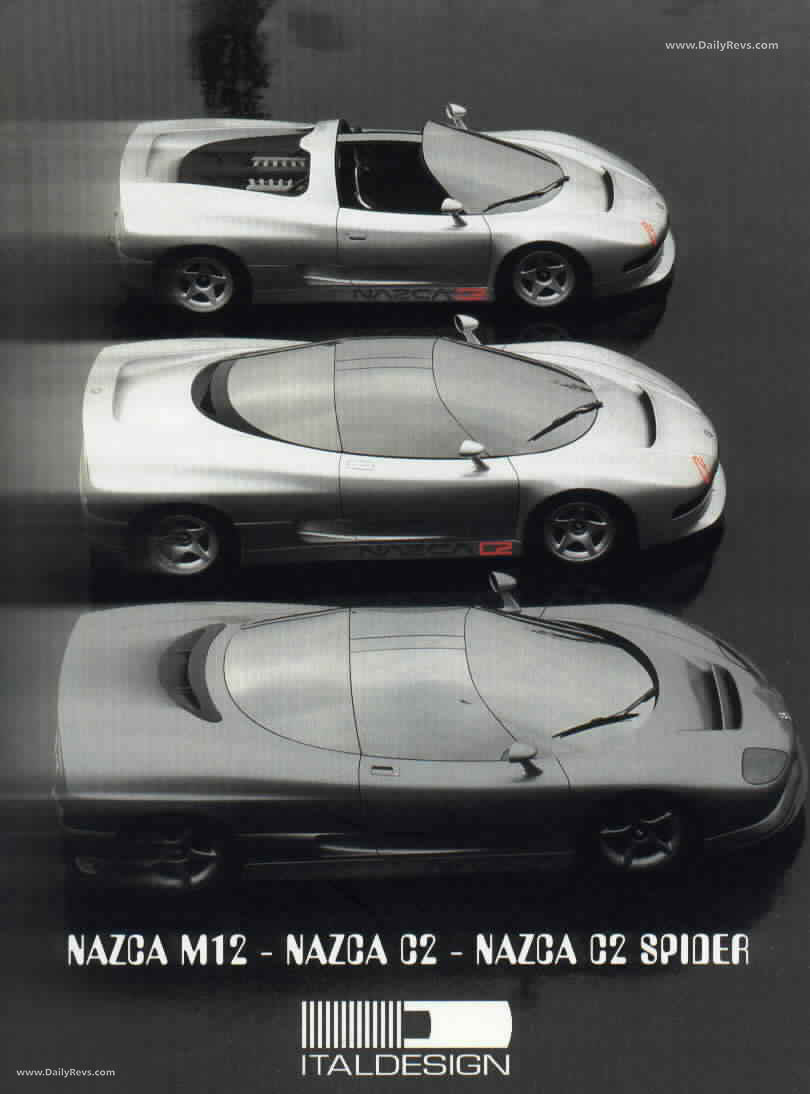 1991 BMW Nazca M12 by Ital Design Top View