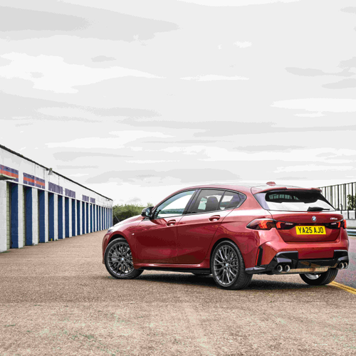 2025 BMW M135 xDrive with M Dynamic Pack F40 Rear View