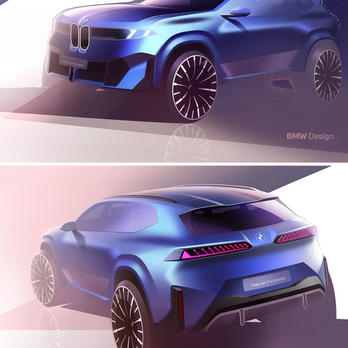 2026 BMW iX3 50 xDrive NA5 Sketches