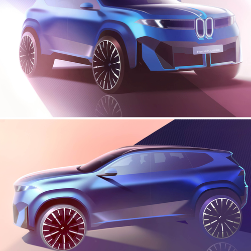 2026 BMW iX3 50 xDrive NA5 Sketches