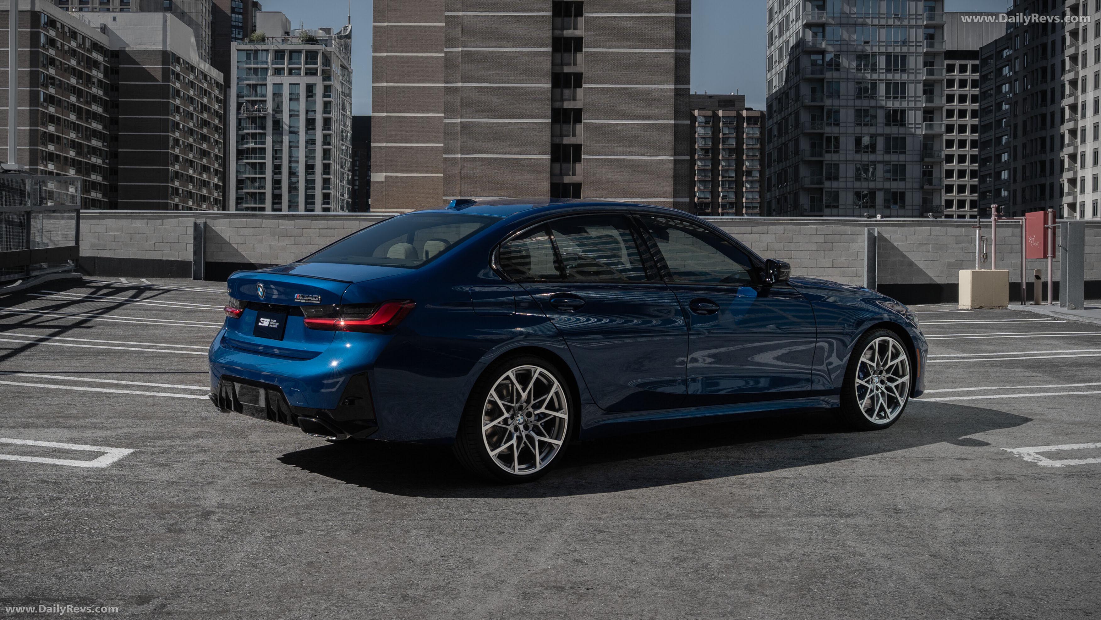 2026 BMW M340i xDrive 50 Jahre G20 Avus Blue Rear View