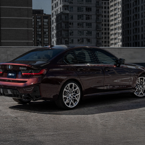2026 BMW M340i xDrive 50 Jahre G20 Madeira Red Rear View
