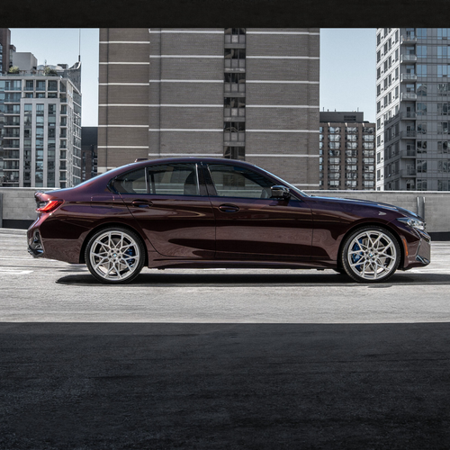 2026 BMW M340i xDrive 50 Jahre G20 Madeira Red Side View