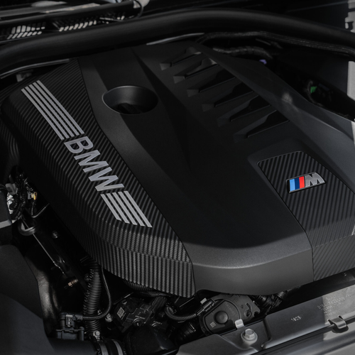 2026 BMW M340i xDrive 50 Jahre G20 Madeira Red Engine