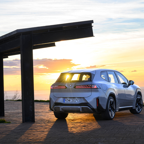 2026 BMW iX3 50 xDrive NA5 Polarized Gray Rear View
