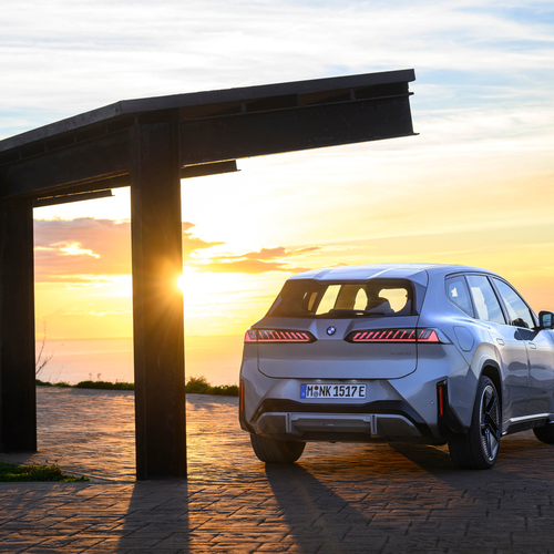 2026 BMW iX3 50 xDrive NA5 Polarized Gray Rear View