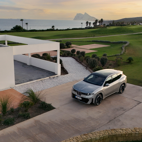 2026 BMW iX3 50 xDrive NA5 Polarized Gray Top View