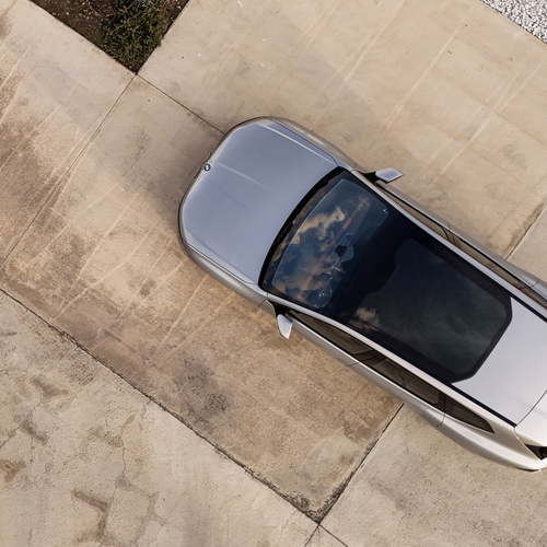 2026 BMW iX3 50 xDrive NA5 Polarized Gray Top View