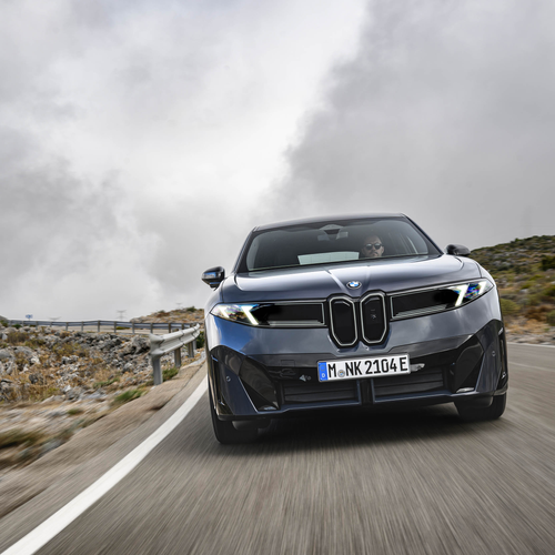 2026 BMW iX3 50 xDrive NA5 Polarized Gray Front View