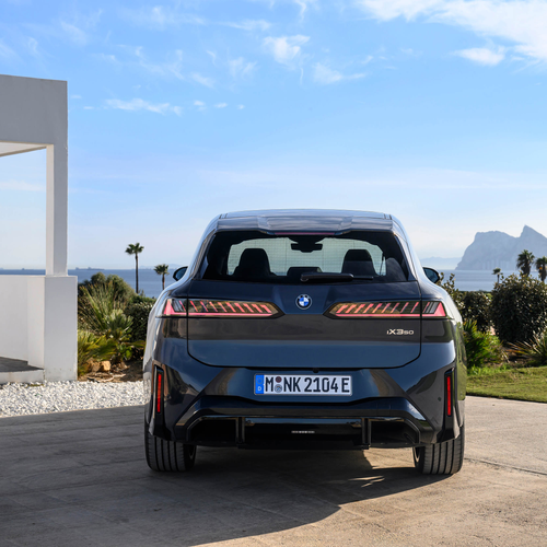 2026 BMW iX3 50 xDrive NA5 Polarized Gray Rear View