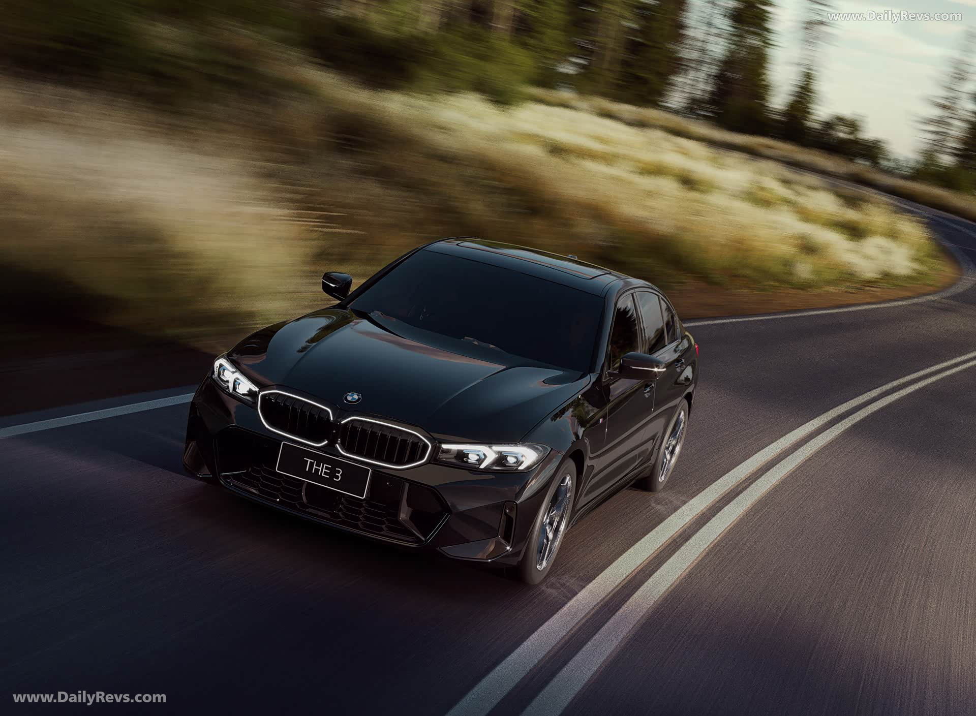 2025 BMW 330 Li M Sport Shadow Edition G20 Top View