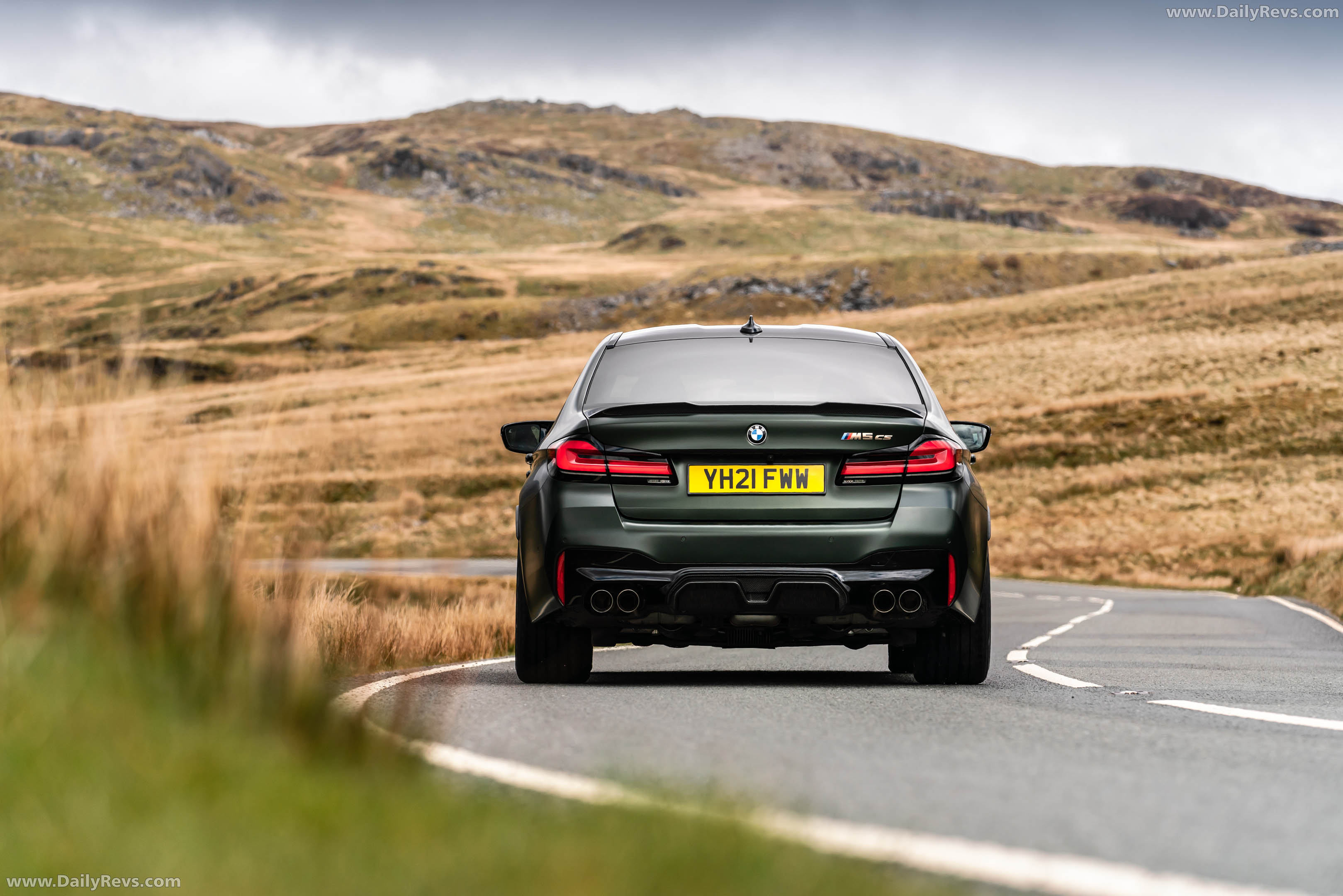 2022 BMW M5 CS F90 UK Version Rear View