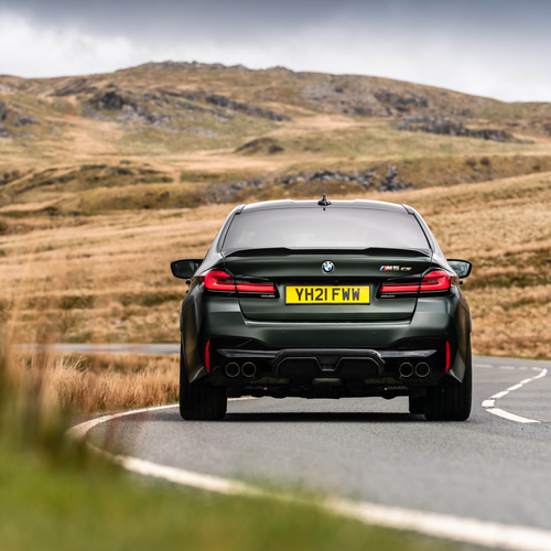2022 BMW M5 CS F90 UK Version Rear View