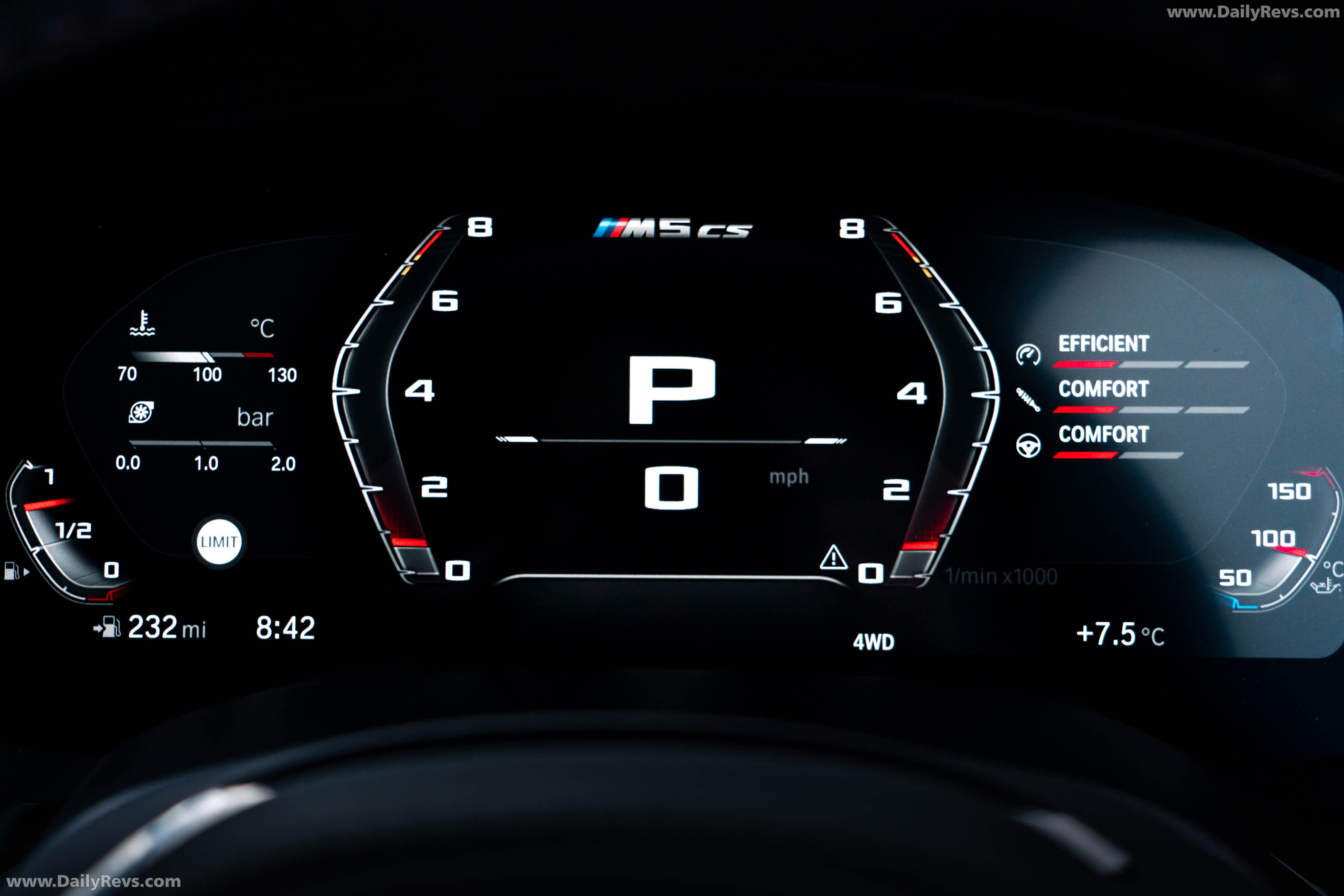 2022 BMW M5 CS F90 UK Version Interior
