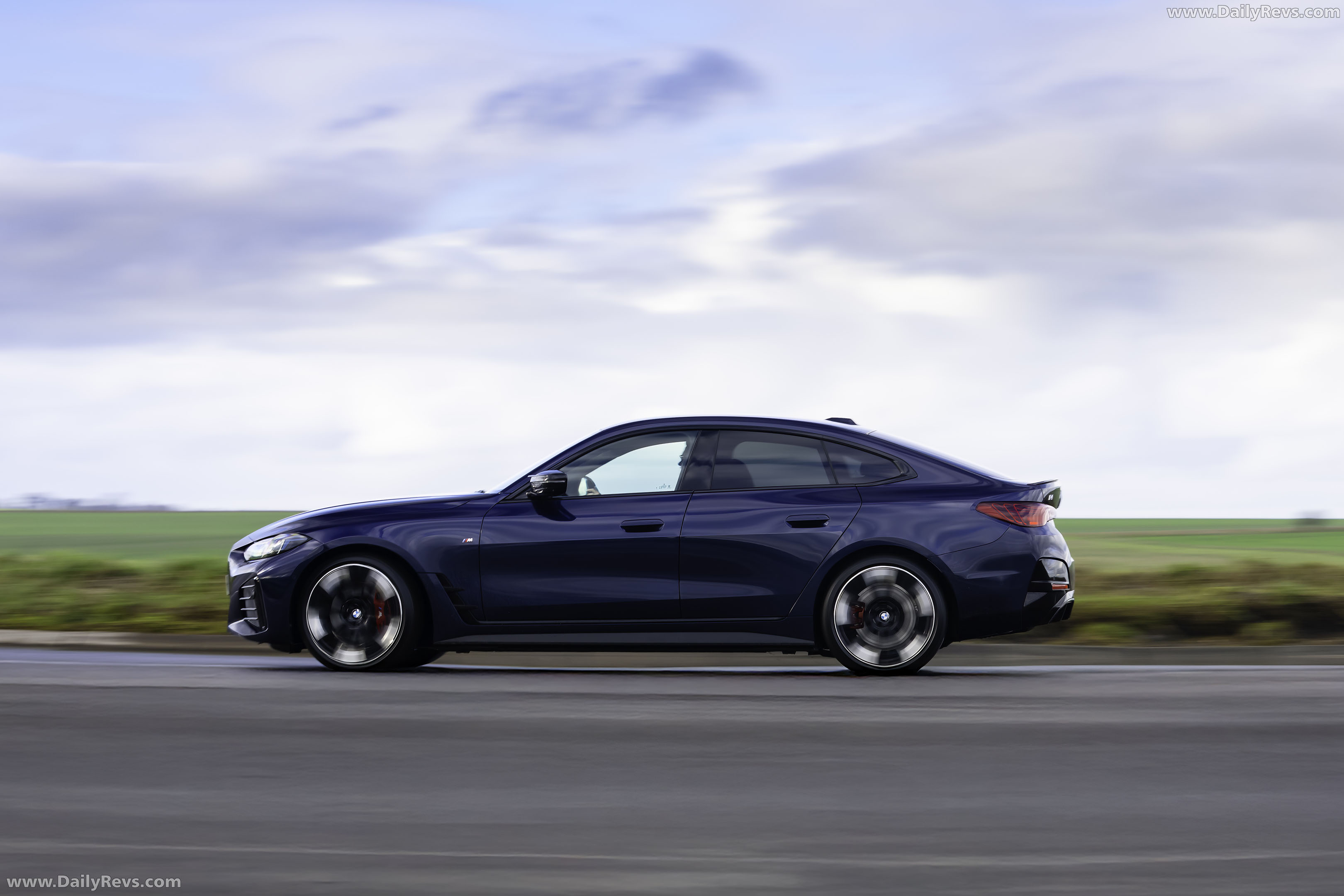 2025 BMW i4 M60 G26 UK Version Side View