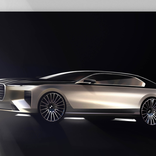 2027 BMW 740 xDrive G70 Sketches