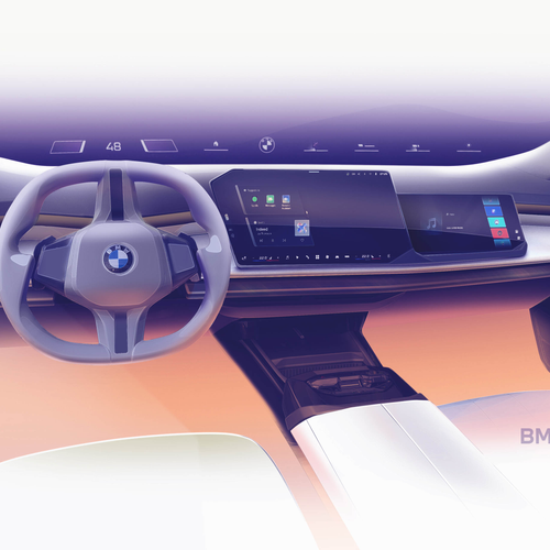 2027 BMW 740 xDrive G70 Sketches