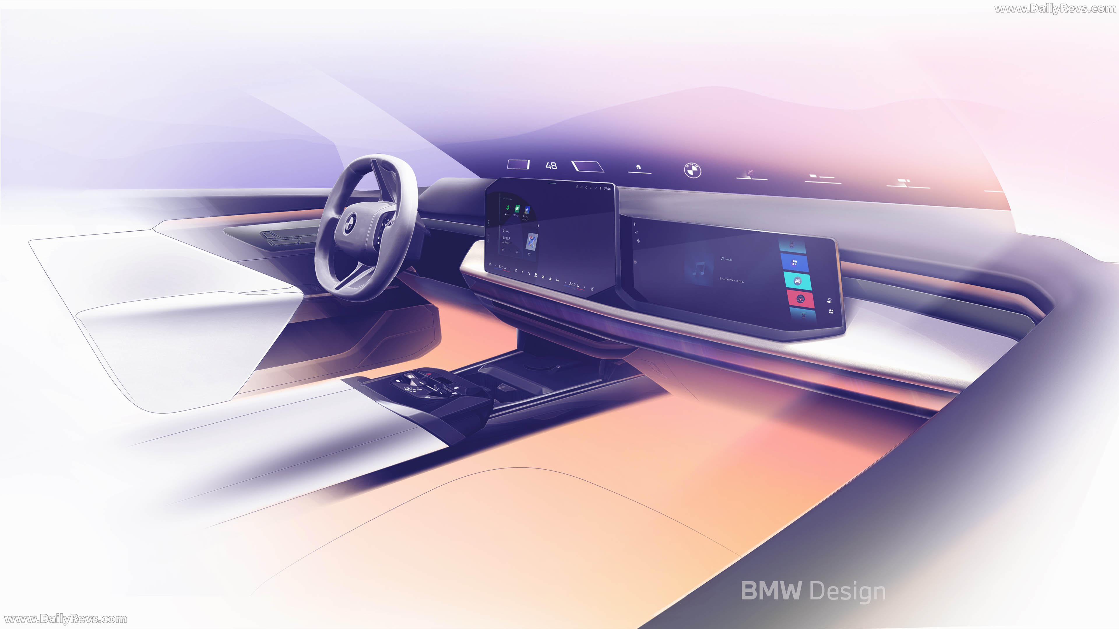2027 BMW 740 xDrive G70 Sketches