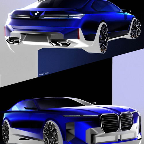 2027 BMW i7 60 xDrive G70 Sketches