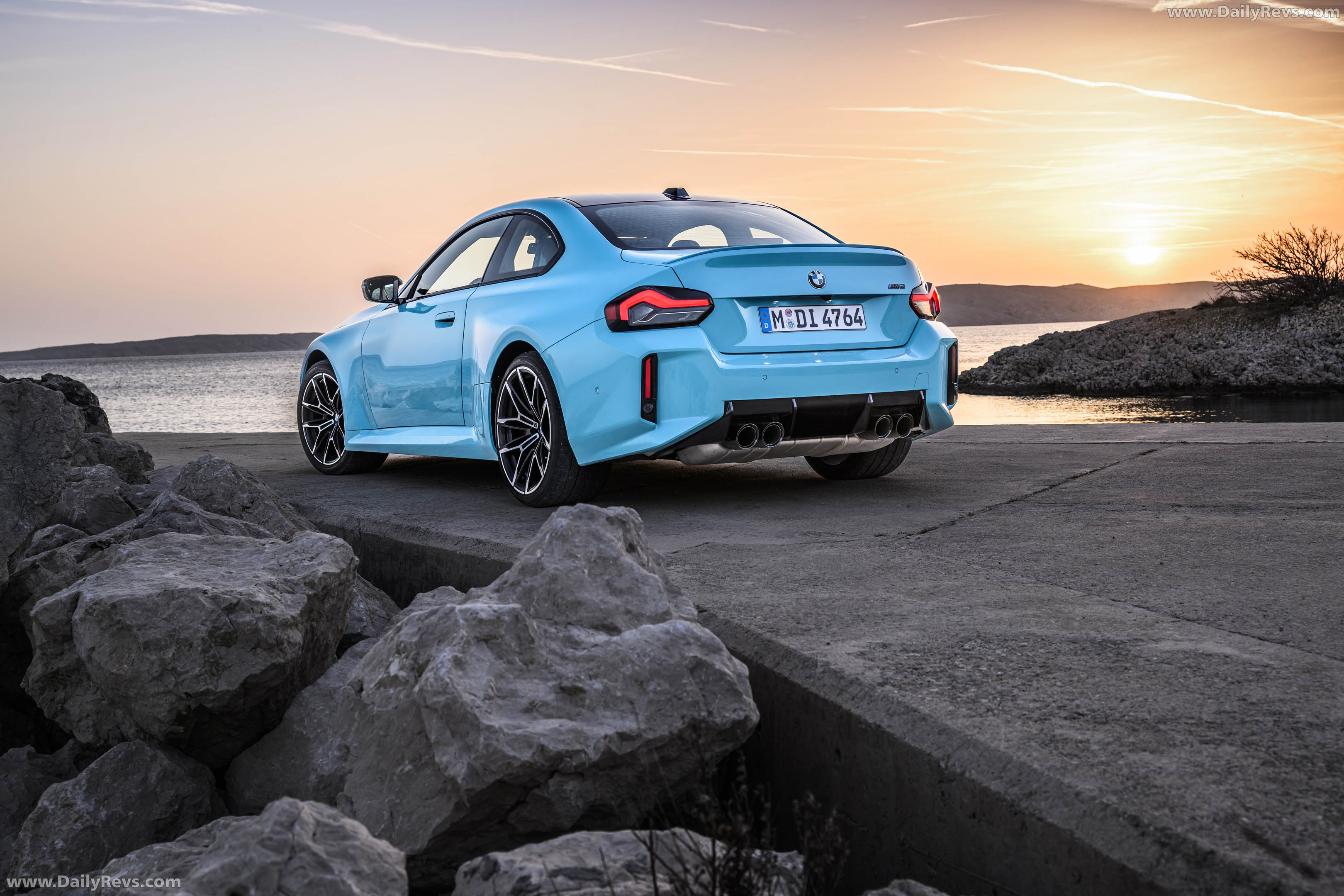 2027 BMW M2 with M xDrive G87 Rear View