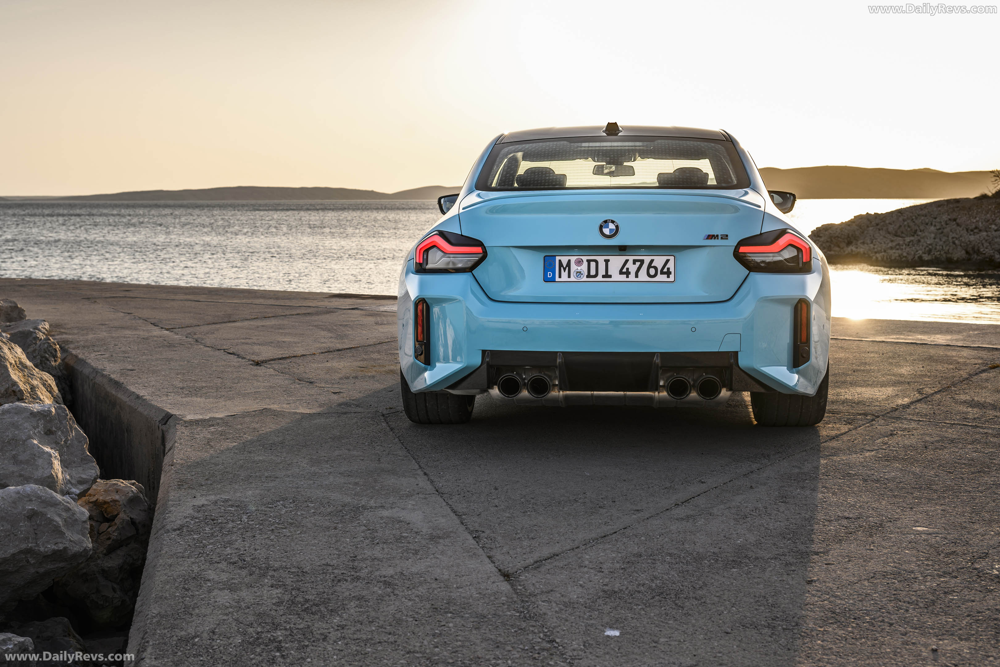 2027 BMW M2 with M xDrive G87 Rear View