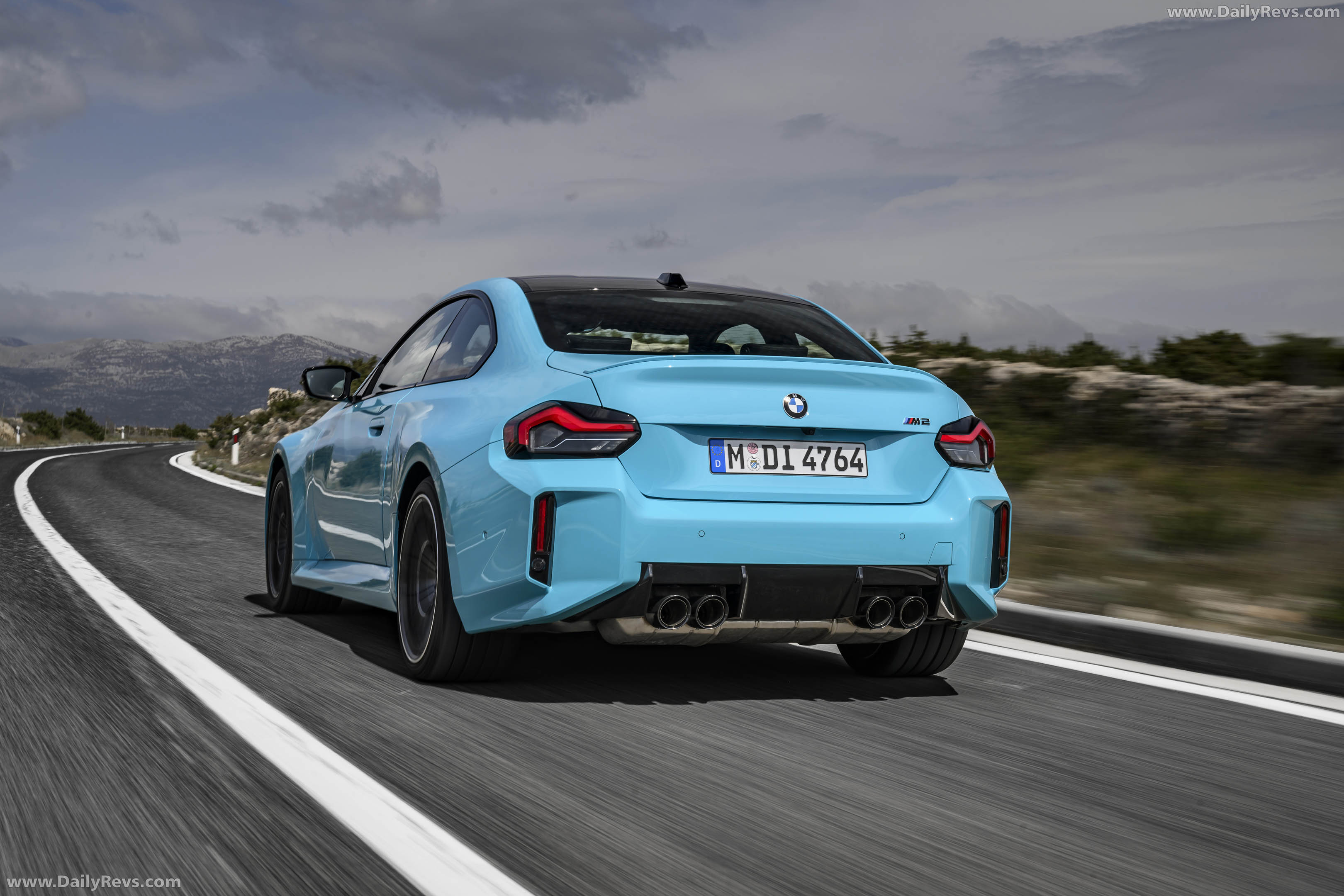 2027 BMW M2 with M xDrive G87 Rear View