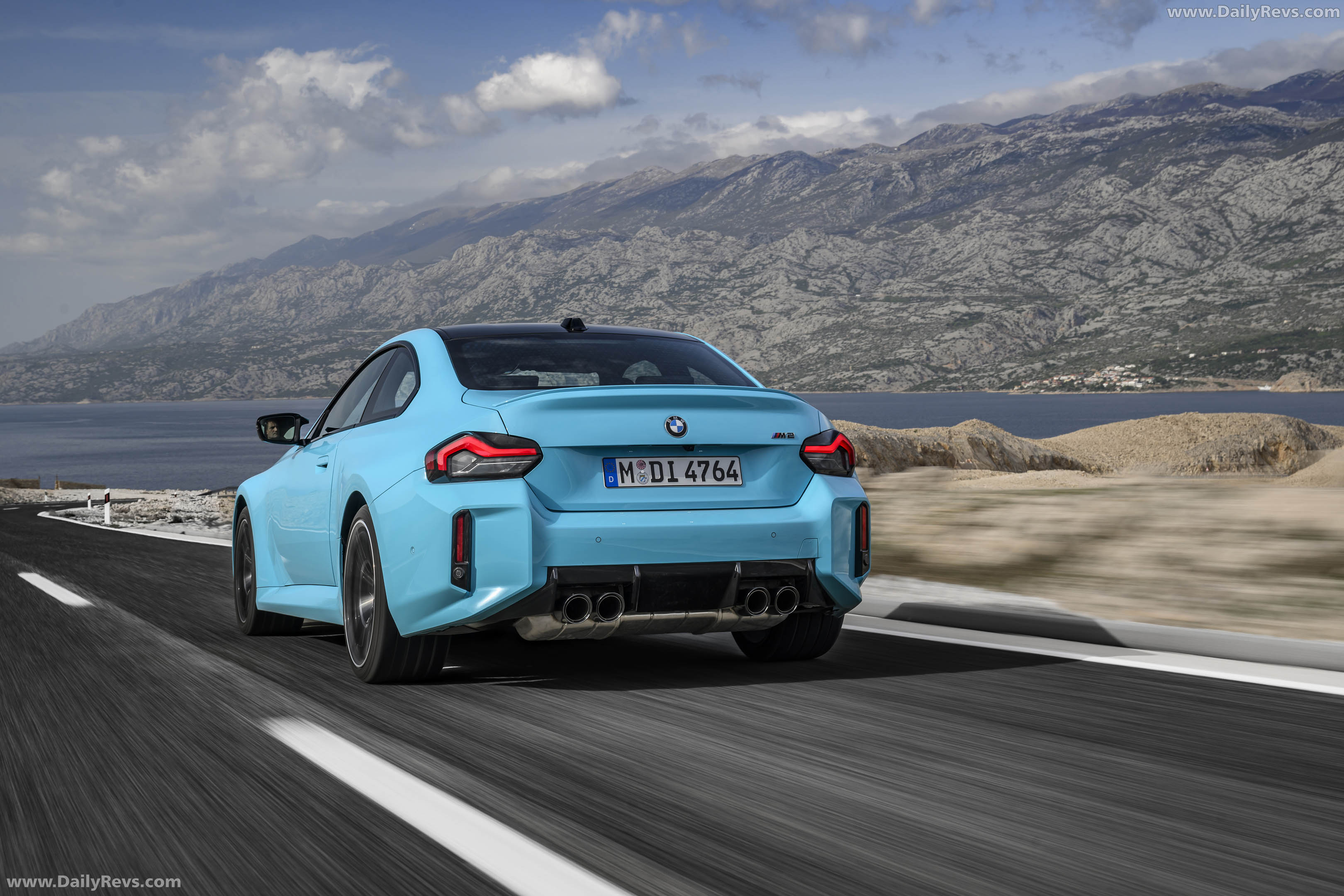 2027 BMW M2 with M xDrive G87 Rear View