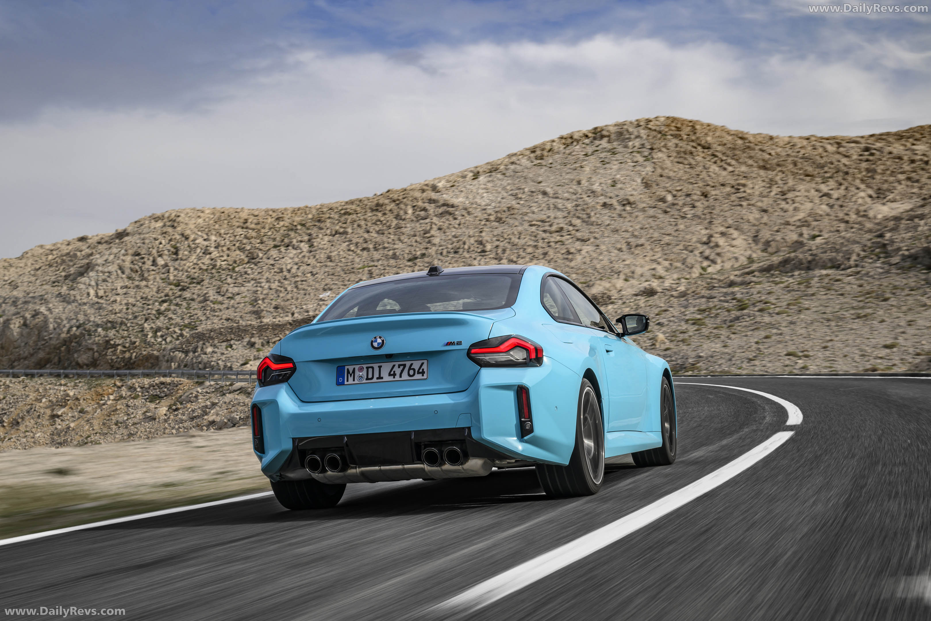 2027 BMW M2 with M xDrive G87 Rear View