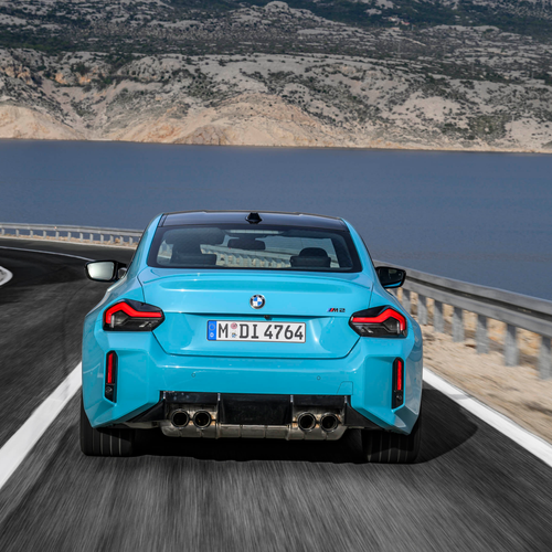 2027 BMW M2 with M xDrive G87 Rear View