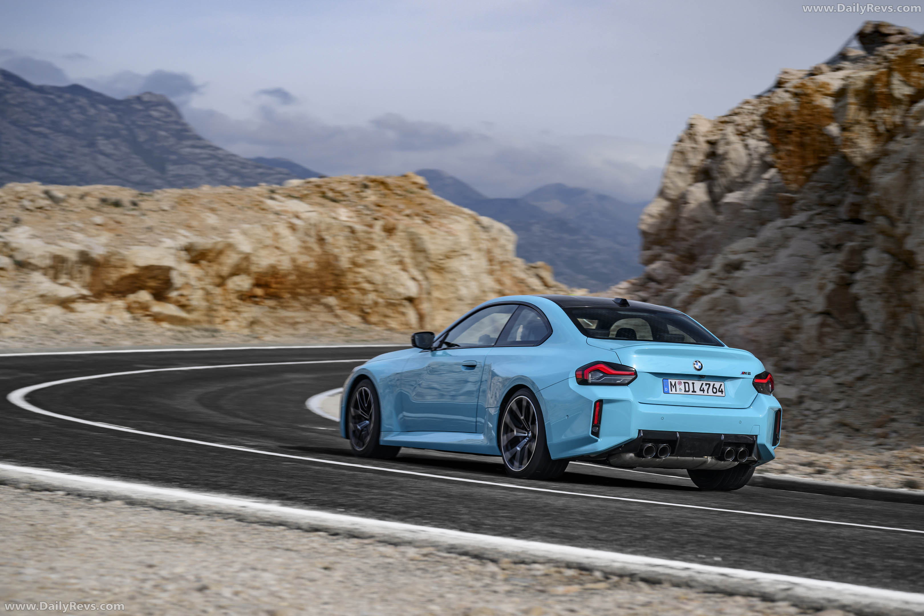2027 BMW M2 with M xDrive G87 Rear View