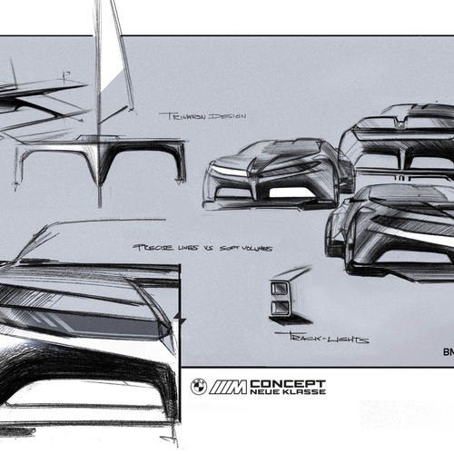 2026 BMW M Neue Klasse Concept Sketches