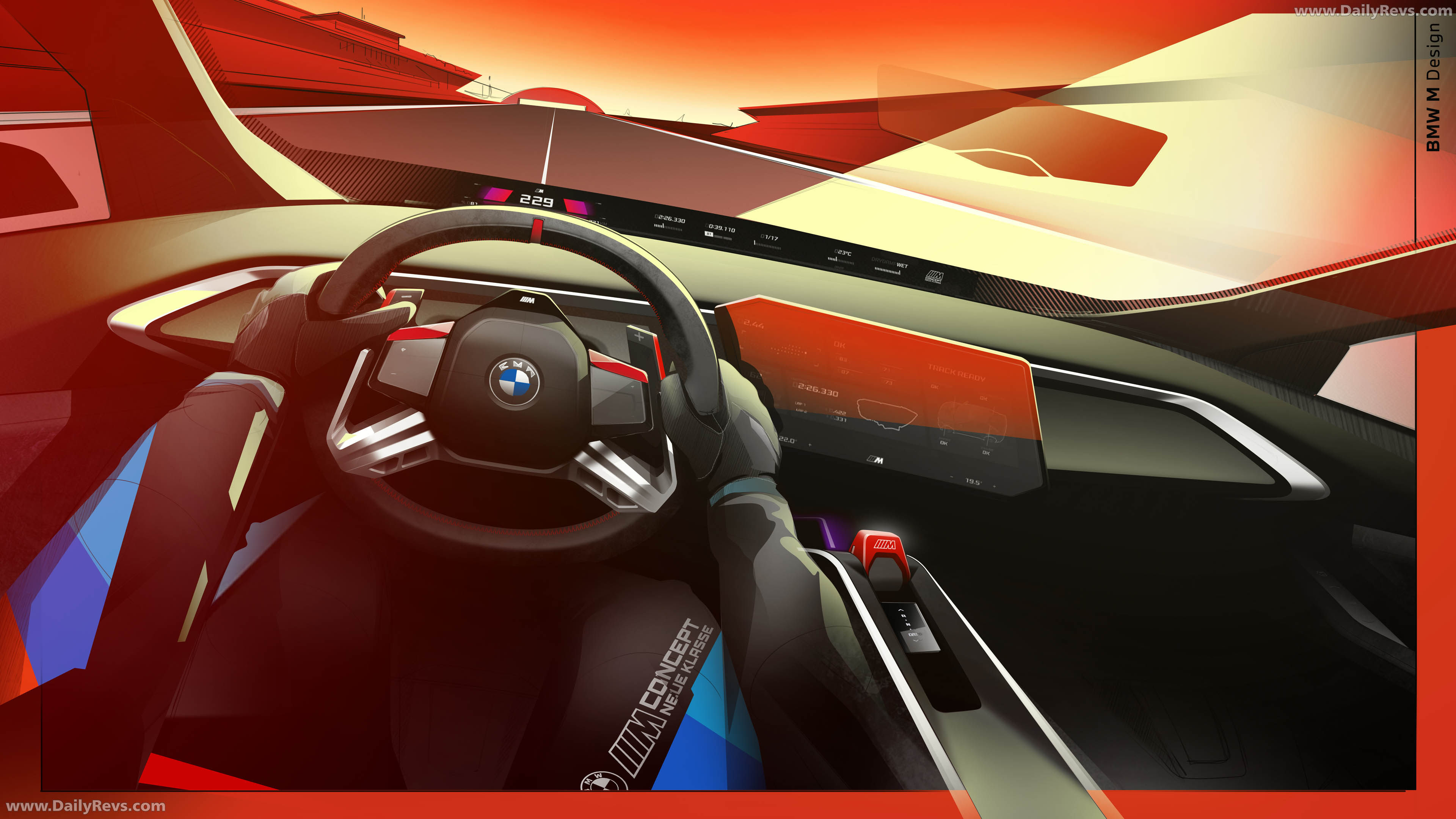 2026 BMW M Neue Klasse Concept Sketches