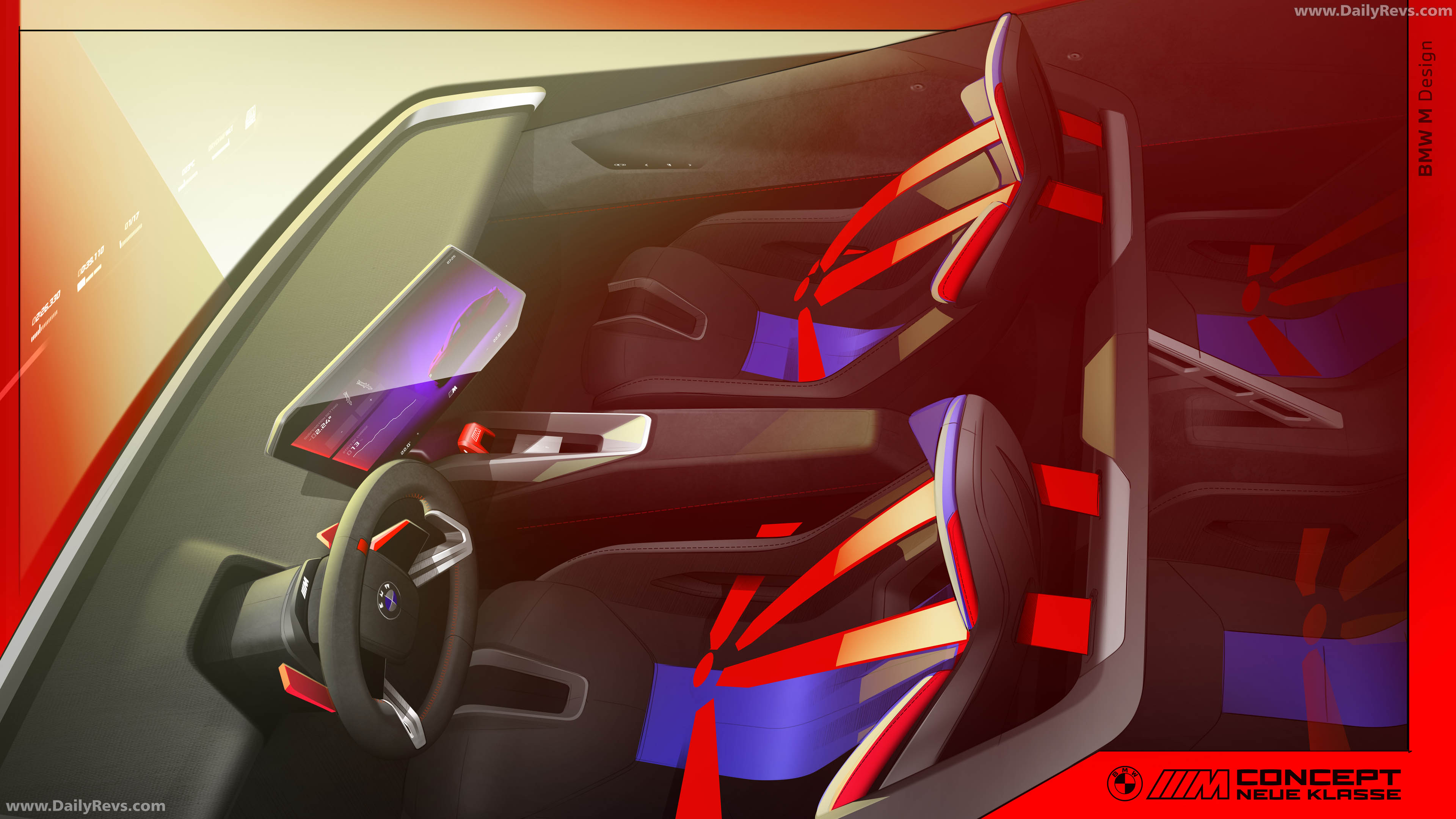 2026 BMW M Neue Klasse Concept Sketches