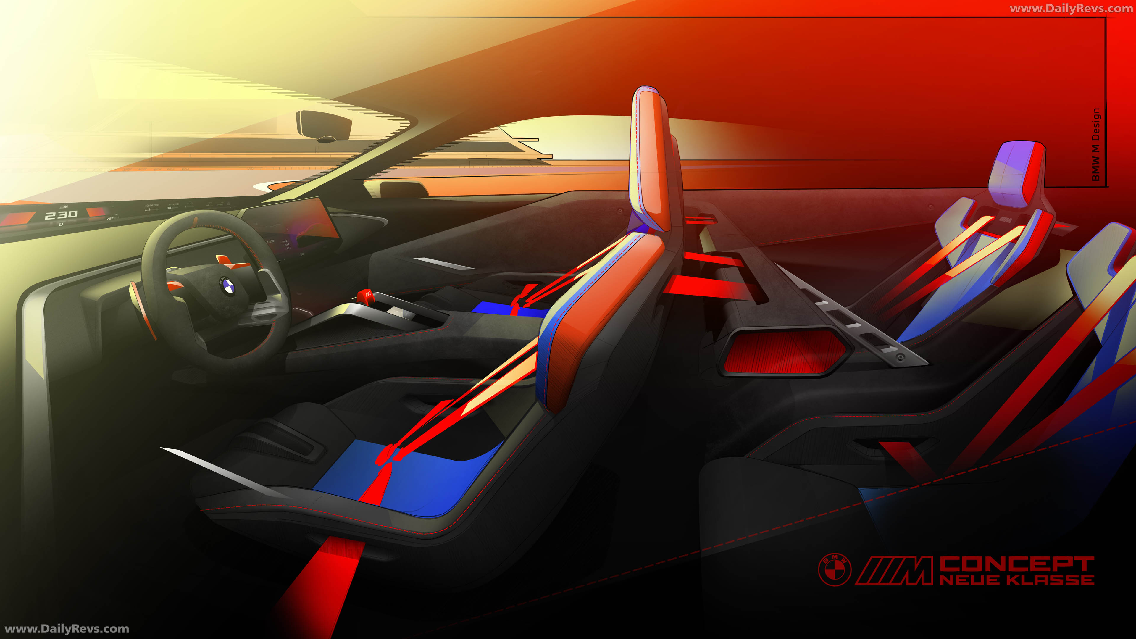 2026 BMW M Neue Klasse Concept Sketches