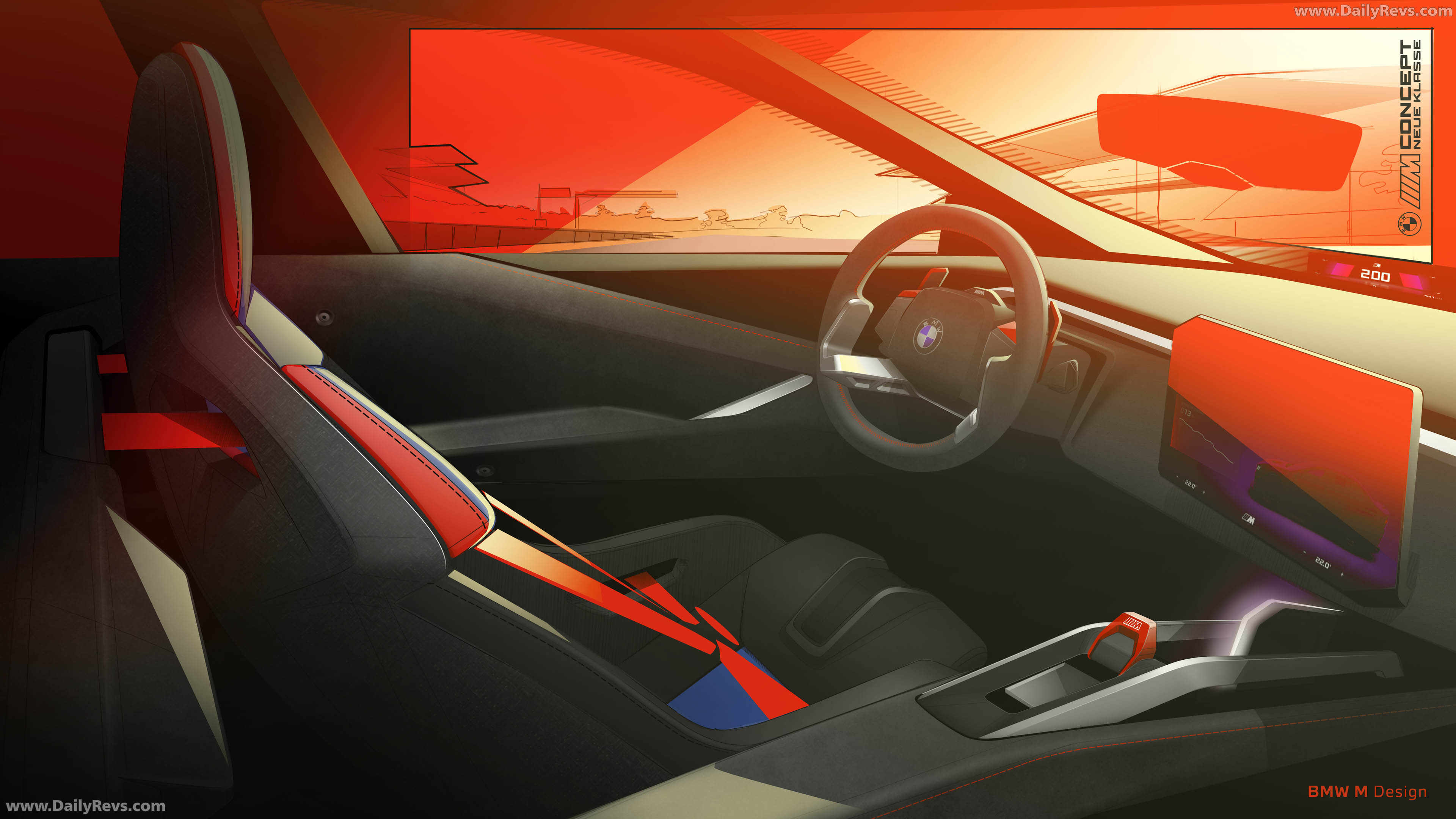2026 BMW M Neue Klasse Concept Sketches