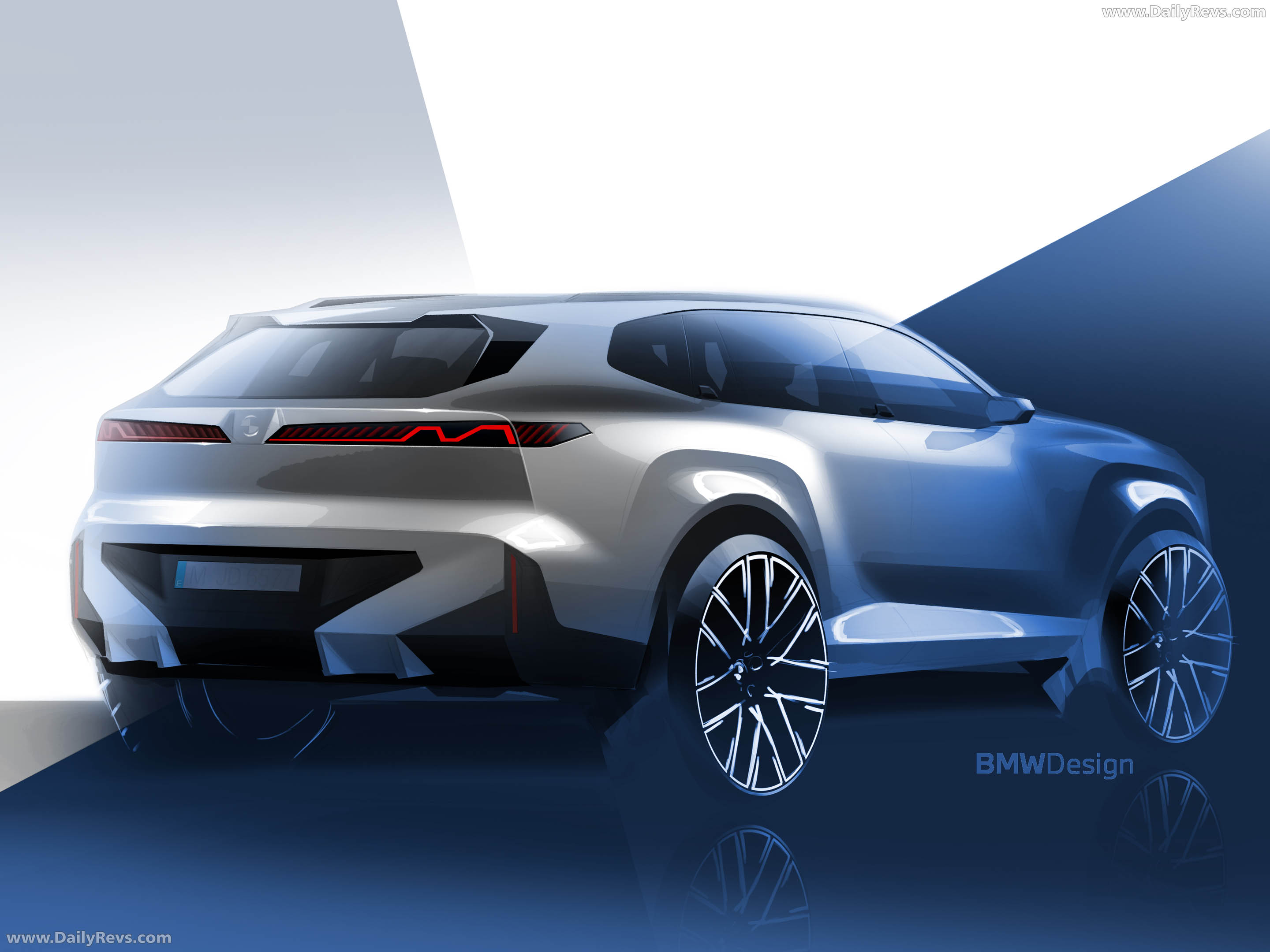 2026 BMW X5 M60e G65 Sketches