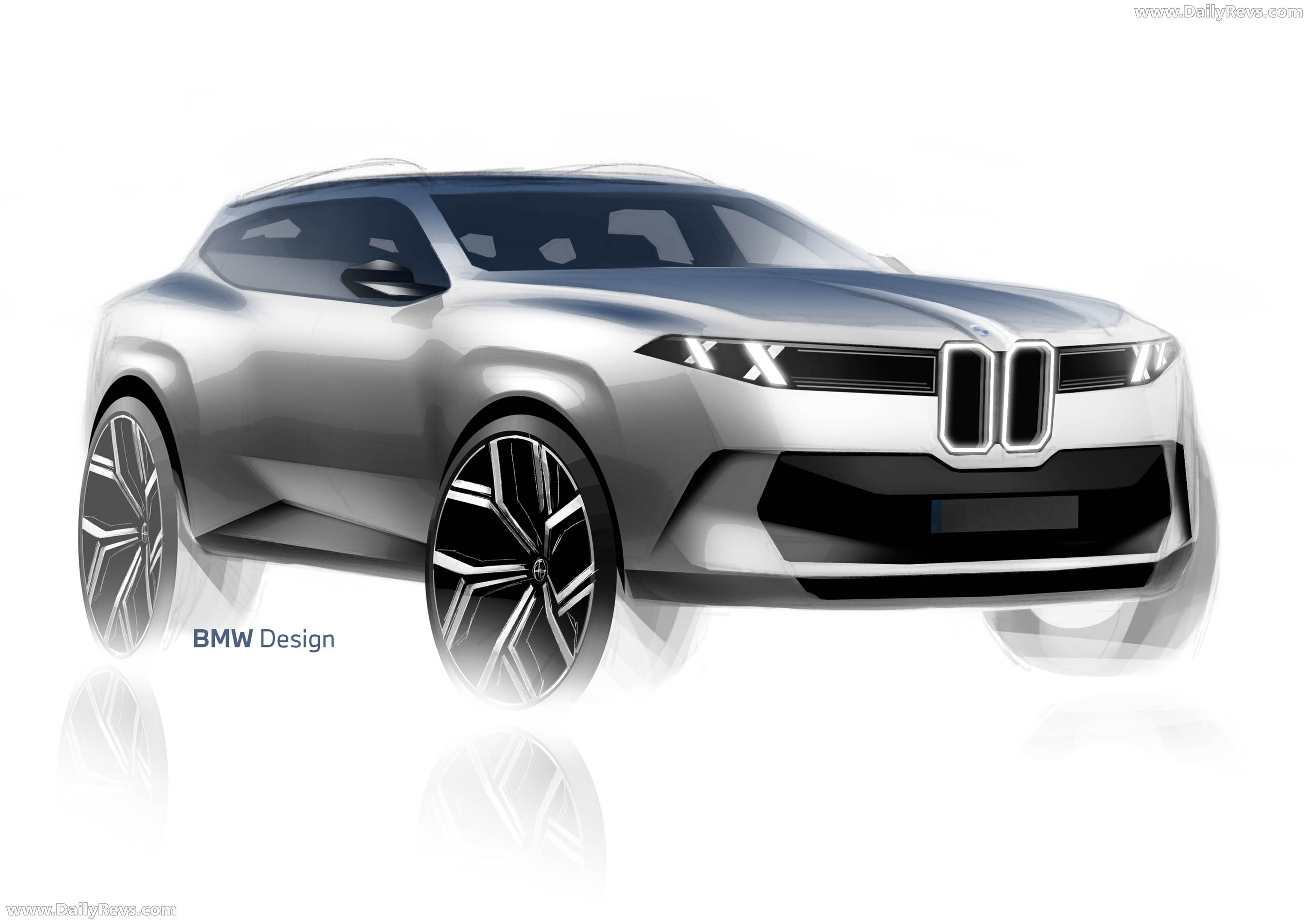 2026 BMW X5 M60e G65 Sketches